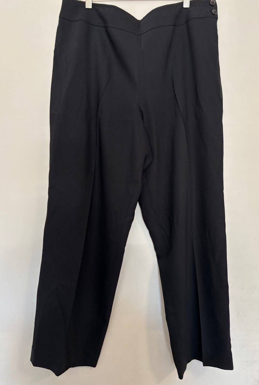 Vintage Talbots Wool Trousers Dress Pants Womens Size 16 Petites Black
